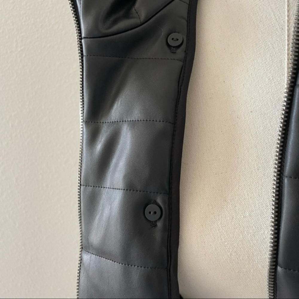 EUC Drew Gray Blazer with detachable Leather Dixie, M - Picture 7 of 10
